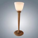 Lampe vintage Art déco Mazda Opaline, Enlèvement, Verre