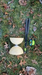 Henry's diabolo (GID) + Carbon sticks + extra touw, Hobby en Vrije tijd, Ophalen, Gebruikt