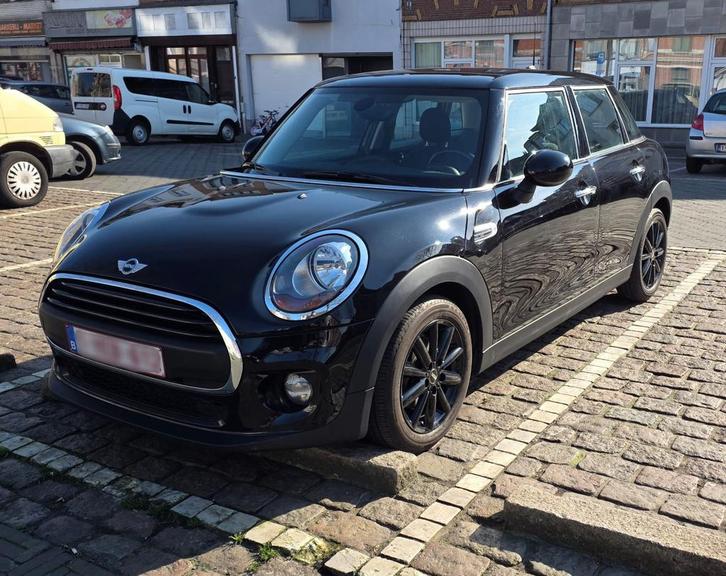 Mini One - 5 portes - Noir - Pétrole - 1.2, Autos, Mini, Particulier, One, Air conditionné, Essence, Euro 6, 5 portes, Boîte manuelle