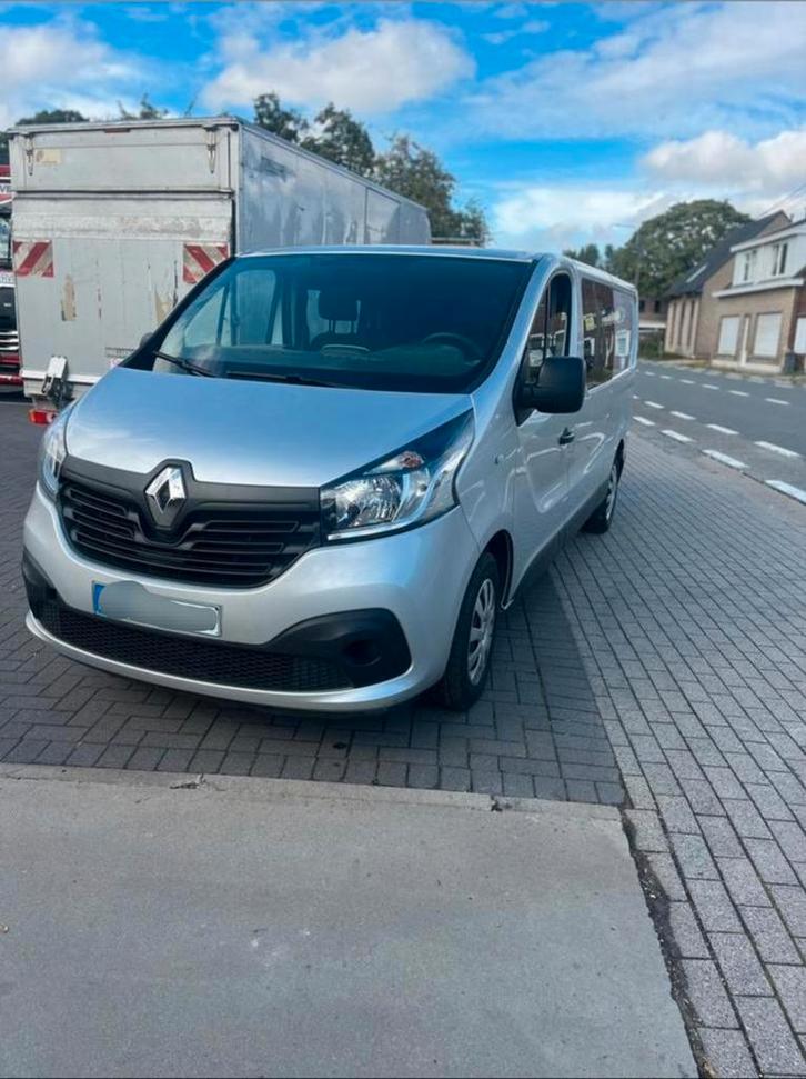 Renault Trafic 7 zitplaatsen Double Cabin 2019, Auto's, Renault, Bedrijf, Trafic, Achteruitrijcamera, Bluetooth, Elektrische ramen