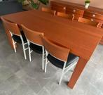 ensemble de meubles complet, Enlèvement, Utilisé, Donker hout, 4 à 6 chaises