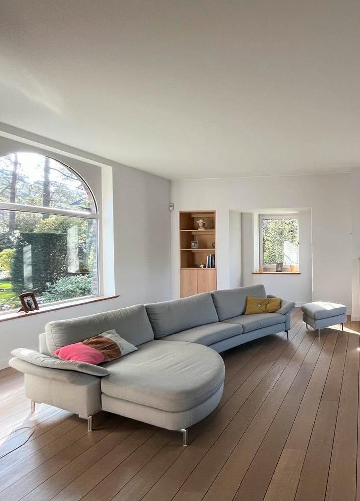 W. Schillig, fauteuil d'angle avec repose-pieds , appui-tête, Maison & Meubles, Canapés | Coins salons complets, Comme neuf, Tissus