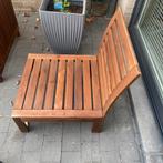 Te koop: teak terras meubels, Ophalen, Gebruikt, Teakhout, Inklapbaar