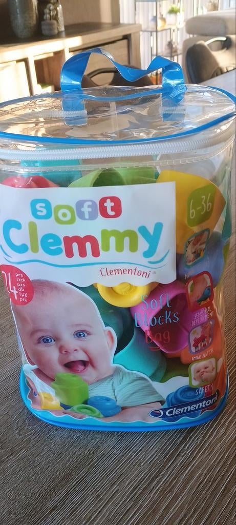 24 zachte blokken van Clemmy + boerderij, Enfants & Bébés, Jouets | Jouets de bain, Enlèvement