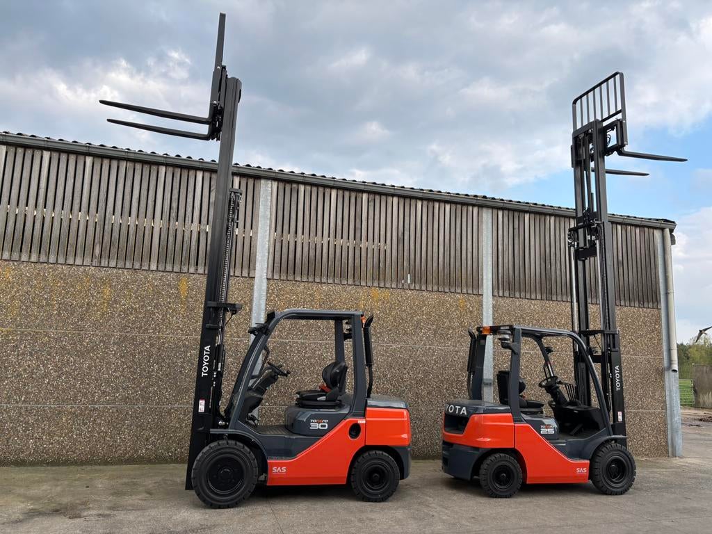 Nieuwe Toyota Toreno diesel heftrucks in 2,5 en 3ton, Ophalen, Diesel, Heftruck