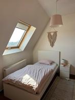 Lit simple avec sommier à lattes (matelas), Maison & Meubles, Chambre à coucher | Lits, 90 cm, Une personne, Enlèvement, Utilisé