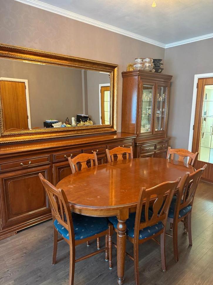 Eetkamer Kerselaar, Huis en Inrichting, Complete eetkamers, Gebruikt, Ophalen