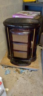 Beau vieux poêle à charbon en émail, Enlèvement, Bois, Poêle à charbon