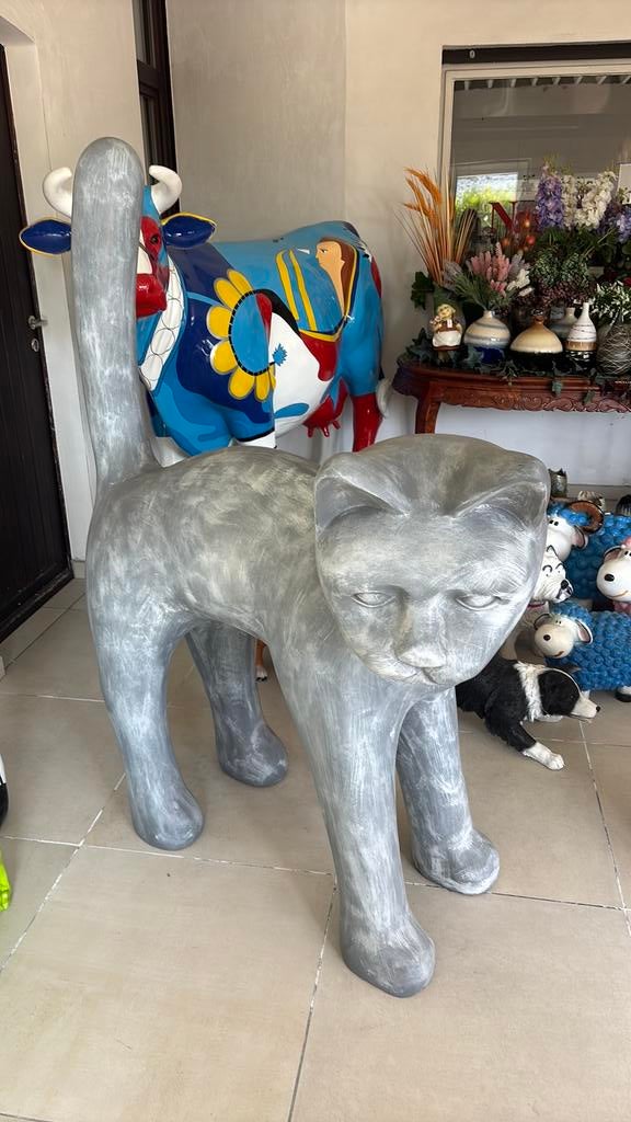 Grote poes H150cm, Ophalen, Nieuw, Overige materialen, Dierenbeeld