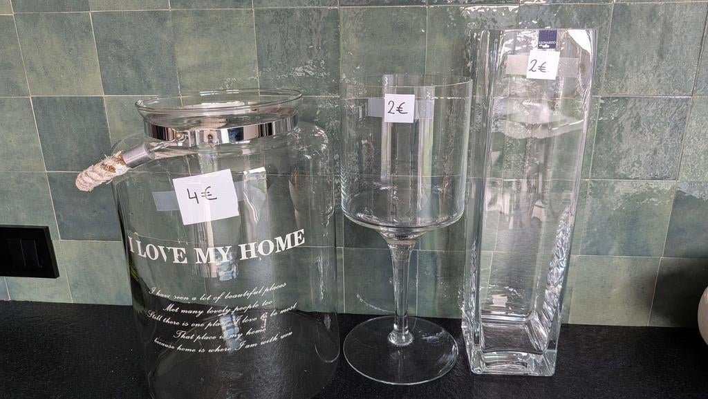 Verschillende Vazen, Ophalen of Verzenden, Zo goed als nieuw