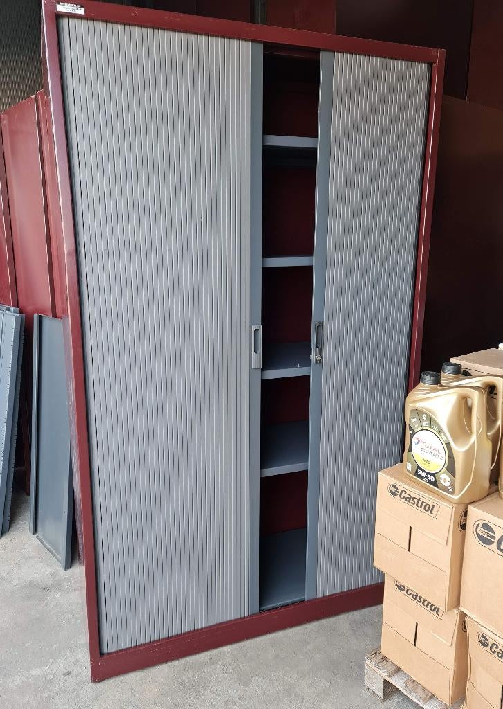 Armoire mettalique pro à rideaux NF - H.198 x L.100 x P.46, Maison & Meubles, Enlèvement ou Envoi, Comme neuf