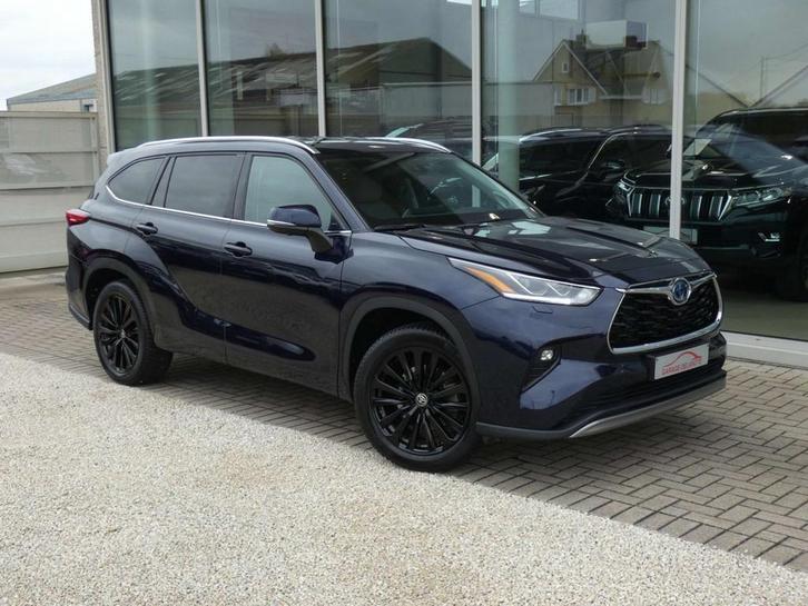 Toyota highlander Hybrid AWD Premium Plus 7PL +Trekhaak +Ven, Auto's, Toyota, Bedrijf, Te koop, Highlander, 360° camera, 4x4, Achteruitrijcamera