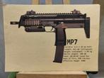 Poster imprimer vintage mp7, Enlèvement ou Envoi