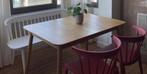 Uitschuifbare eettafel, 120 tot 162 cm (goede staat), Quatre personnes, 150 à 200 cm, 50 à 100 cm, Comme neuf