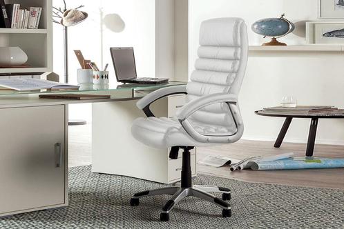 XY Bureaustoelen NIEUW wit kleur Lederlook PROMO + Levering, Huis en Inrichting, Bureaustoelen, Nieuw, Wit, Ophalen of Verzenden