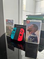 Nintendo switch + 2 games, Games en Spelcomputers, Met games, Met 2 controllers, Refurbished, Ophalen