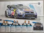 Poster Volkswagen Polo WRC, Comme neuf, Enlèvement
