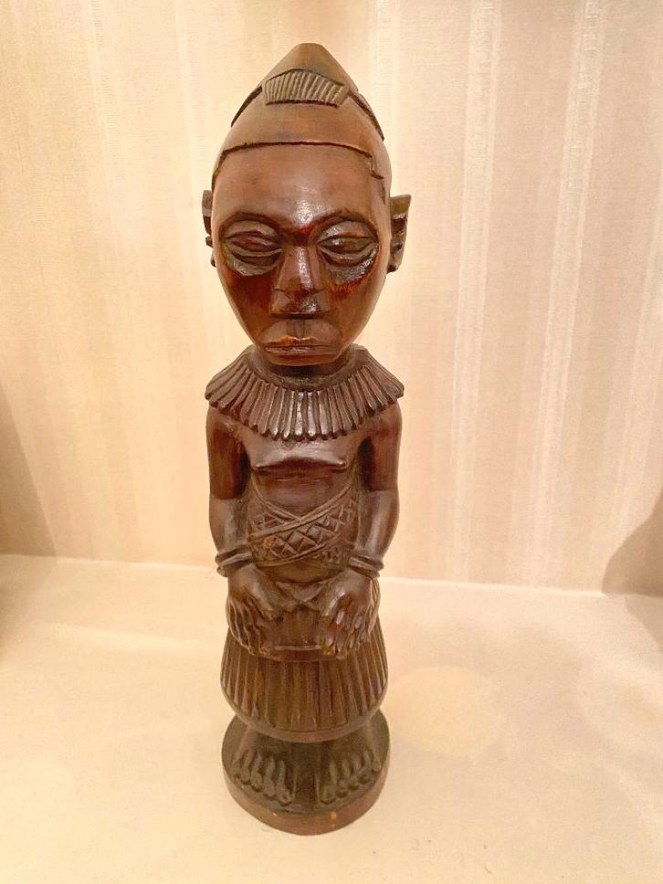 Afrikaans houten beeld, Antiek en Kunst, Kunst | Beelden en Houtsnijwerken, Ophalen