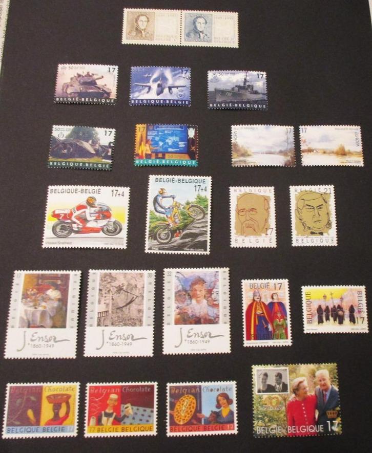 22 st. Postzegels - Postfris - België - 1999, Postzegels en Munten, Postzegels | Europa | België, Postfris, Overig, Europa, Zonder stempel