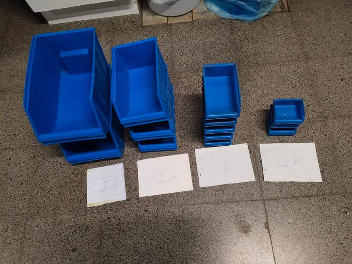 bacs empilables en plastique, Bricolage & Construction, Casiers & Boîtes, Enlèvement