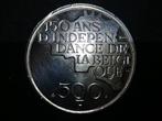 Pièce 500 francs Indépendance Belgique 1830-1980 encapsulée, Postzegels en Munten, Zilver, Ophalen of Verzenden, Zilver, Losse munt