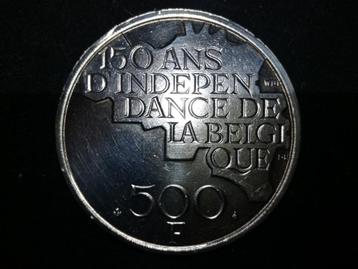 Pièce 500 francs Indépendance Belgique 1830-1980 encapsulée