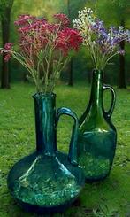 Vases décoratifs anciens avec pierres de verre..., Maison & Meubles, Accessoires pour la Maison | Vases, Neuf, Moins de 50 cm
