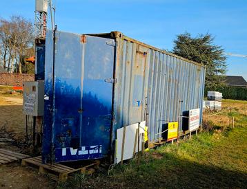 Werfcontainer mét inrichting, Enlèvement