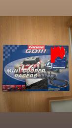 Carrera go mini cooper racers + 3 auto's, Kinderen en Baby's, Ophalen, Carrera, Overige aandrijving, Met looping