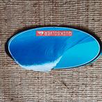 Metalen bord met tekst Quiksilver., Ophalen of Verzenden