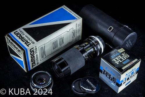 Tamron Adaptall-2 80-210mm F3.8-4 Canon FD + Teleconverter, Audio, Tv en Foto, Fotocamera's Analoog, Zo goed als nieuw, Spiegelreflex