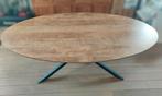 Ovale eettafel, Huis en Inrichting, Tafels | Eettafels, Ophalen, 100 tot 150 cm, 200 cm of meer, Zo goed als nieuw