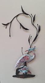 Wandkeramiek reigers, Antiek en Kunst, Ophalen