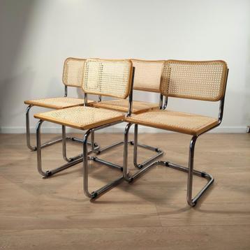 Set van 4 vintage Cesca stoelen - "Made in Italy" beschikbaar voor biedingen