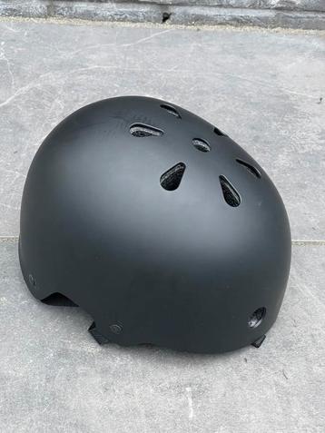 Zwarte fiets/skate helm Family 54-59 cm