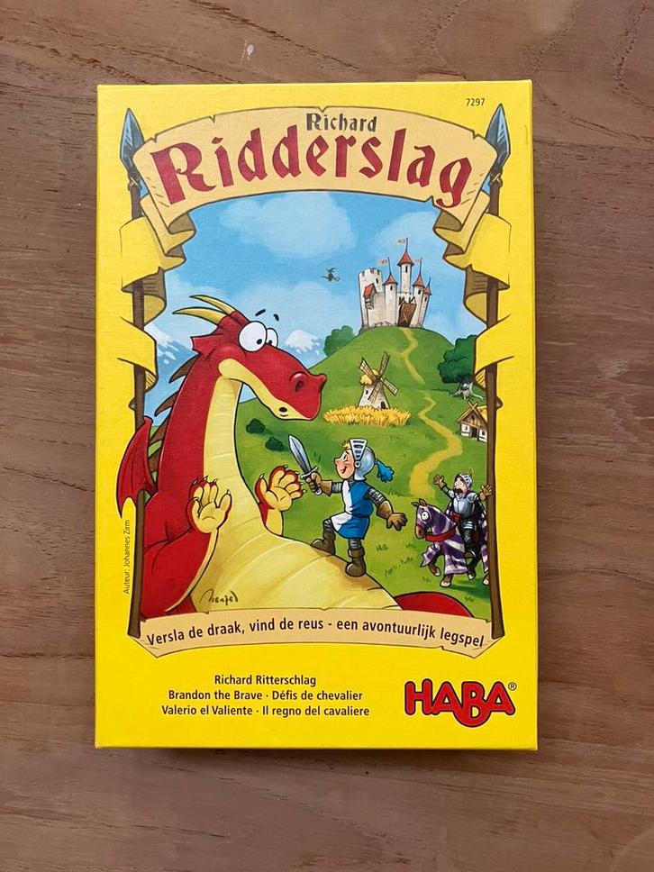Gezelschapsspel Ridderslag, Hobby en Vrije tijd, Gezelschapsspellen | Bordspellen, Zo goed als nieuw, Ophalen