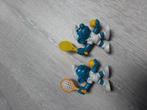 smurf smurf smurfen tennisspeler 20093 geel of zacht., Verzamelen, Smurfen, Verzenden, Zo goed als nieuw