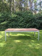EXTREMIS tafel, jatoba houten blad met aluminium onderstel, Ophalen, Zo goed als nieuw, Rechthoekig, Aluminium