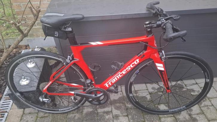 Racefiets Francesco met recht koersstuur, Fietsen en Brommers, Fietsen | Racefietsen, Gebruikt, Dames, Overige merken, Meer dan 20 versnellingen