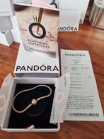 Pandora en or rose 19 cm, Bijoux, Sacs & Beauté, Bracelets à breloques, Comme neuf, Pandora, Enlèvement ou Envoi