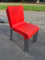 24 orgineel VITRA stoelen van severen groot lot ZGAN design, Enlèvement ou Envoi, Comme neuf, Rouge