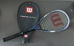 Squash raket Wilson-NanoCarbon Force+ 4Artengo balls, Sport en Fitness, Squash, Ophalen of Verzenden, Gebruikt, Racket, Met hoes