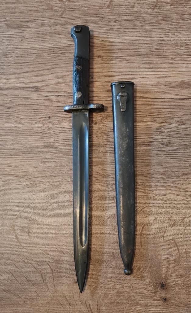 Belgisch bajonetmodel 1924 FN Herstal WO2 Wereldoorlog, Verzamelen, Militaria | Tweede Wereldoorlog, Ophalen of Verzenden
