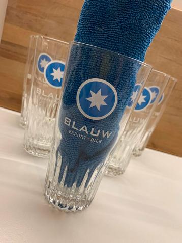 Blauw Export Bier glazen 6 x 33cl