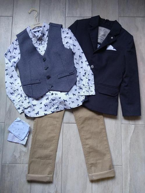 ★ M116/122 - Communie/feestset GYMP, Kinderen en Baby's, Kinderkleding | Maat 116, Zo goed als nieuw, Jongen, Broek, Ophalen of Verzenden