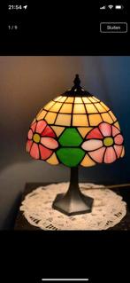 Tiffanylamp met bloemen, Antiek en Kunst, Ophalen