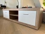JYSK - TV meubel FAVRBO - eiken/wit, 150 tot 200 cm, Tijloos, modern, Minder dan 100 cm, 25 tot 50 cm