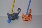 Pet Parade 2 katten poezen met leiband en bal, Kinderen en Baby's, Ophalen of Verzenden