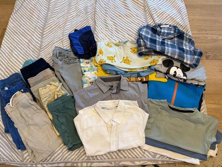 Pakket kleertjes maat 104, Kinderen en Baby's, Kinderkleding | Maat 104, Zo goed als nieuw, Jongen, Setje, Ophalen of Verzenden