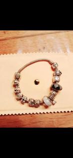 Pandora armband met 13 bedeltjes, Ophalen of Verzenden, Gebruikt, Zilver, Met bedels of kralen